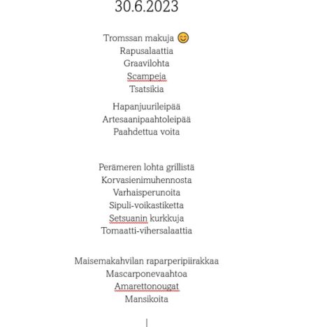 Keskikesältä tuntuu